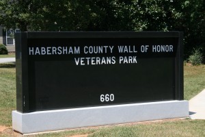 The Habersham County Commission passed a resolution in 2001 establishing the Wall of Honor initiative.