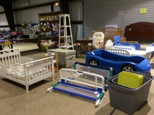 Quality, used furniture is among the thousands of items up for sale.