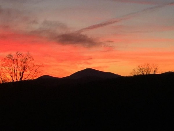 Sunset over Yonah