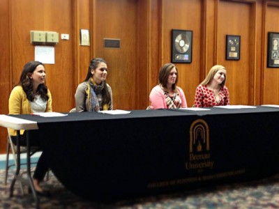 Now Habersham Brenau Students write new law Allison Guisasola, Rachel Strazynski, Shelby Wrenn and Ashley McCoy