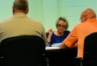 Now Habersham County Commission Sheriff Budget Meeting Habersham Commission Chair Andrea Harper and Sheriff Joey Terrell