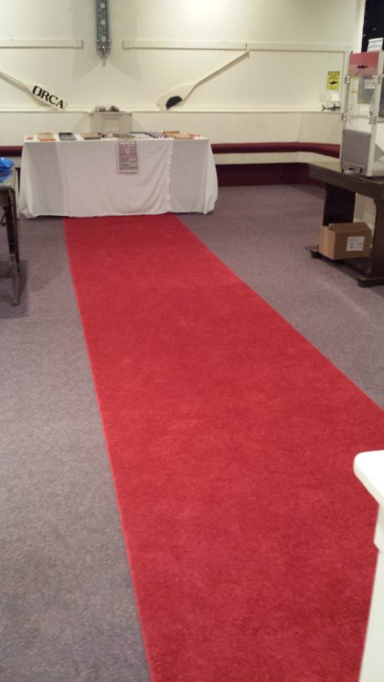 HCT and Main Street Clarkesville rolled out the red carpet for movie goers on Saturday. It marked the first time in 57 years a movie was shown on the big screen in Clarkesville's old movie house.