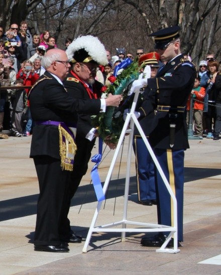life in motion - doug mcdonald at tomb of unknown soldier