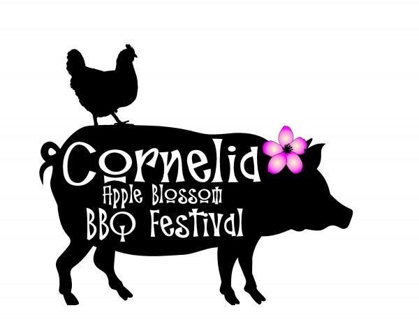 Pig logo with chicken