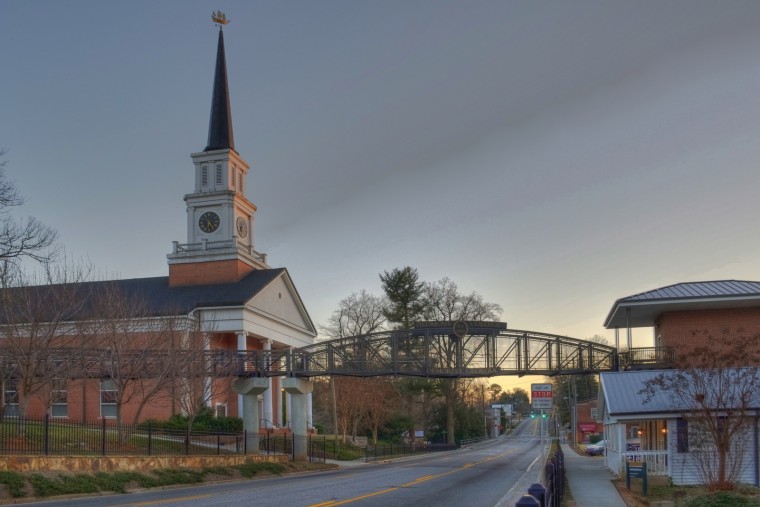 city of Demorest and piedmont college bridge