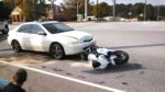 No Serious Injuries After Car Crashes Into Motorcycle