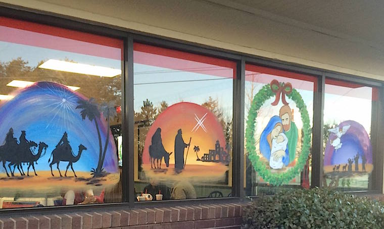 Burger King nativity