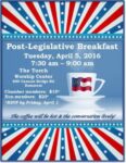 Chamber to Host Post-Legislative Breakfast