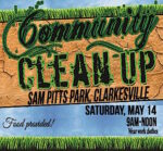 Clarkesville Community Clean-Up Day May 14th