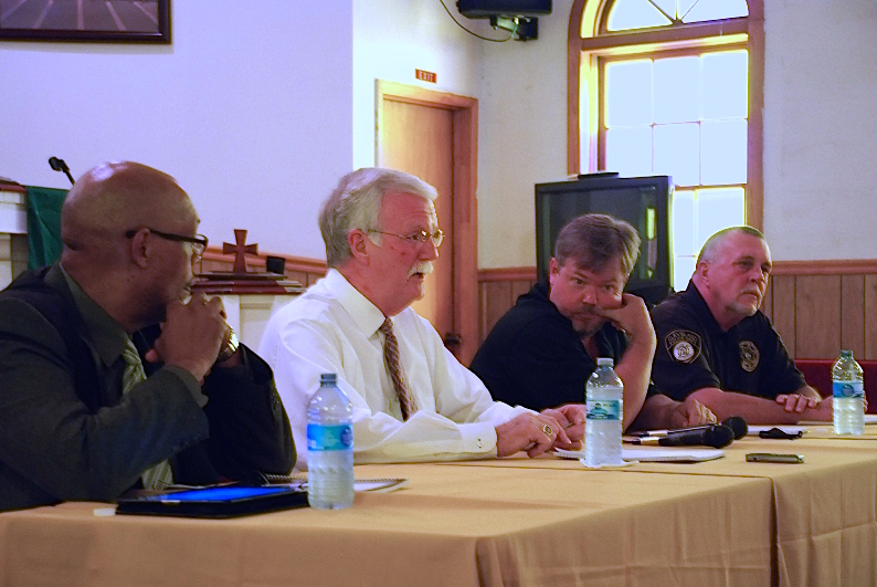 Travis UMC forum with organizers