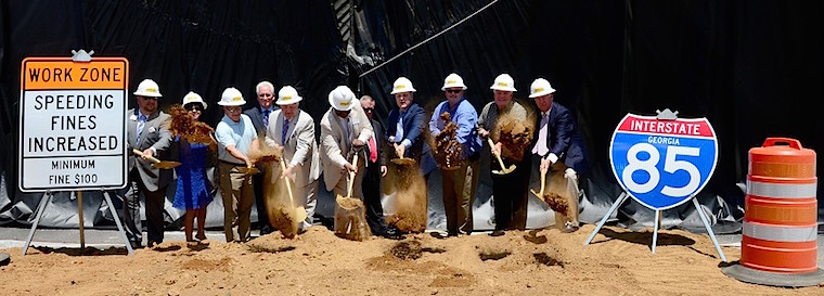express lane expansion groundbreaking