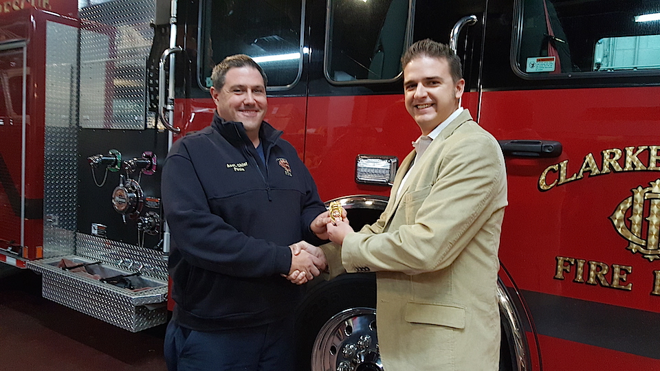 Clarkesville Fire Chief Jason Poole