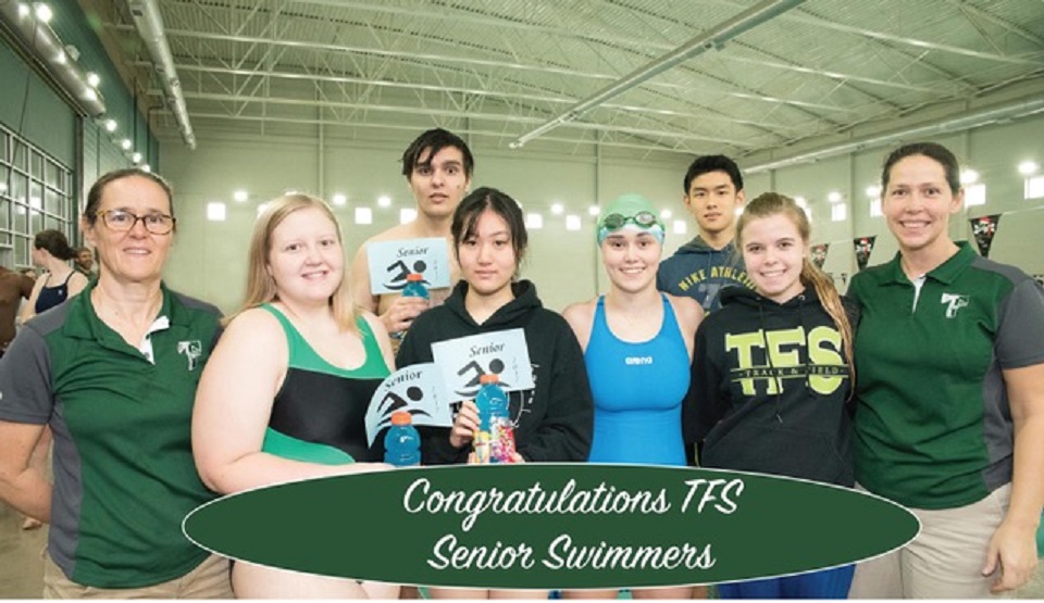 TFS senior swimmers.indd