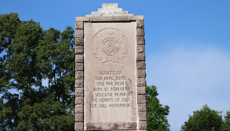 VFW war monument copy