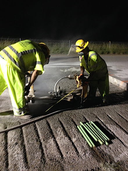 985 concrete slab repairs