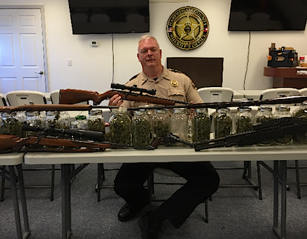 Green drug arrest evidence