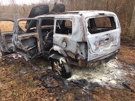 Mt. Airy stolen vehicle arson