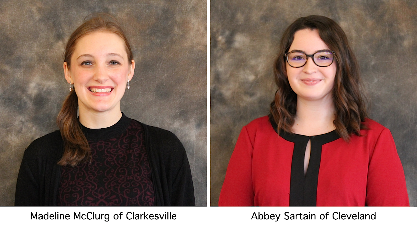 McClurg and Sartain Washington Youth Tour winners