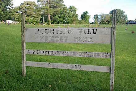 Mountain View Park cemetery