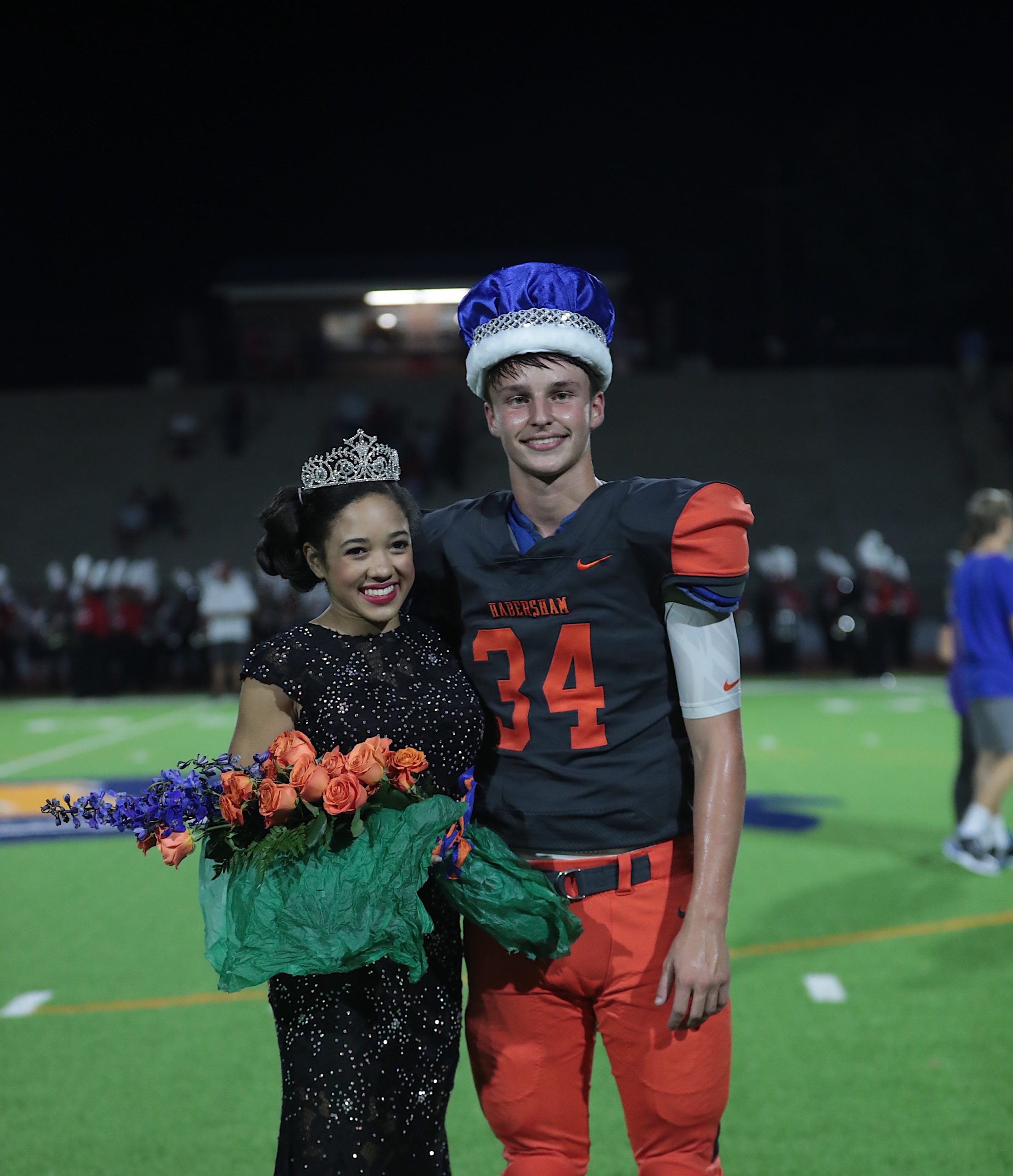 Nevaja Brown and Cooper Woodruff HCHS Homecoming