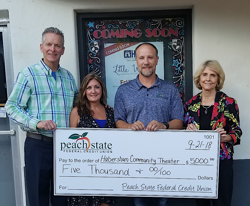 Peach State FCU Donation to Habersham Community Theatre-4