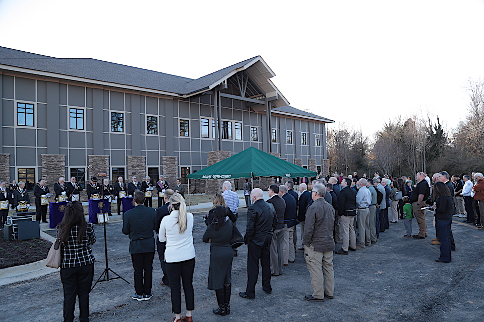 new admin building dedication
