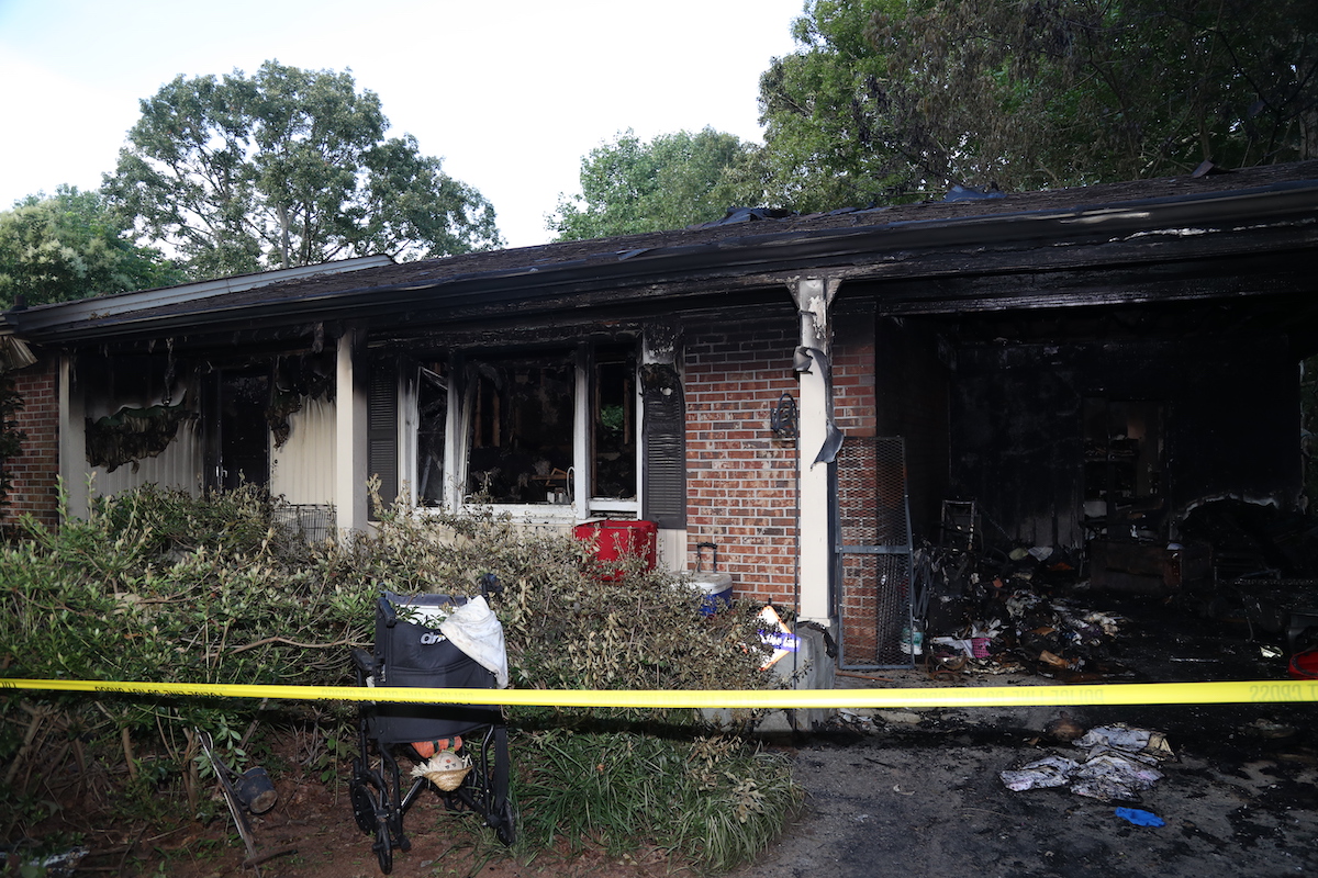 Post fire Lakeview Heights fatal fire4