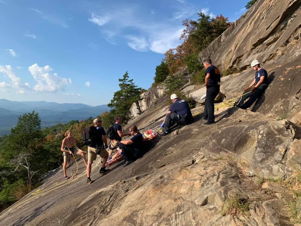 Yonah Mountain rescue