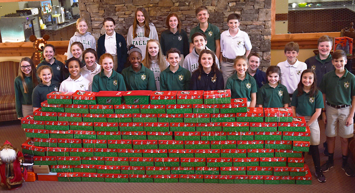 TFS middle school OCC shoe boxes