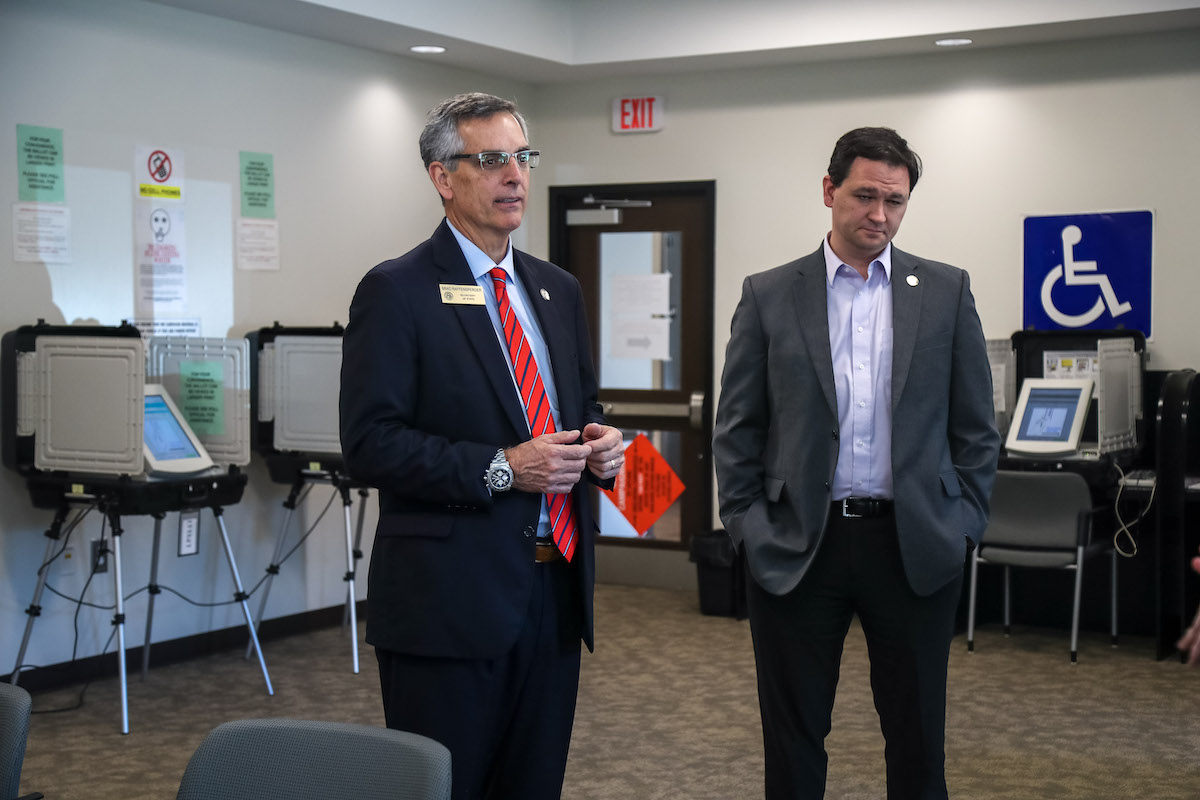Secretary of State Brad Raffensperger in Habersham1
