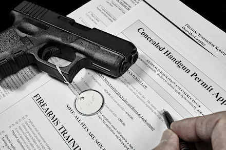 gun carry permit copy