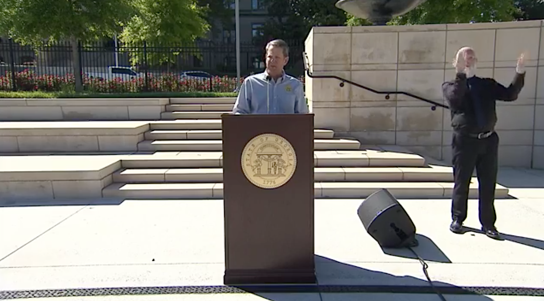 Kemp COVID-19 update April 20, 2020