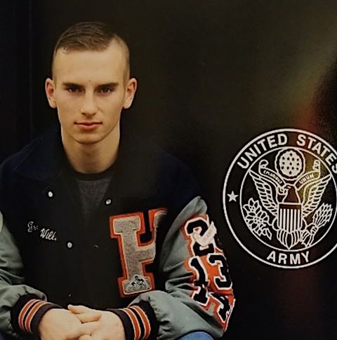 Grant Williams HCHS 2020 grad and Army recruit
