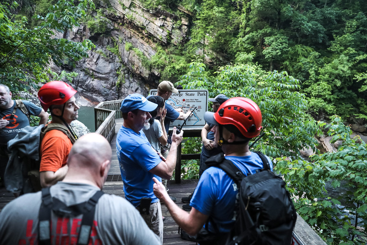 Tallulah Gorge Memorial Day weekend 2020 rescue5