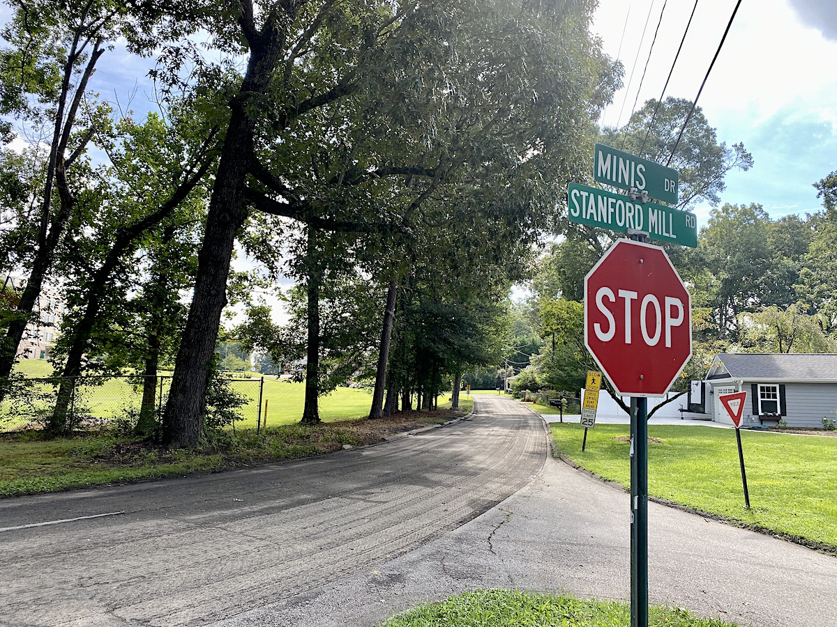 Stanford Mill Road repaving