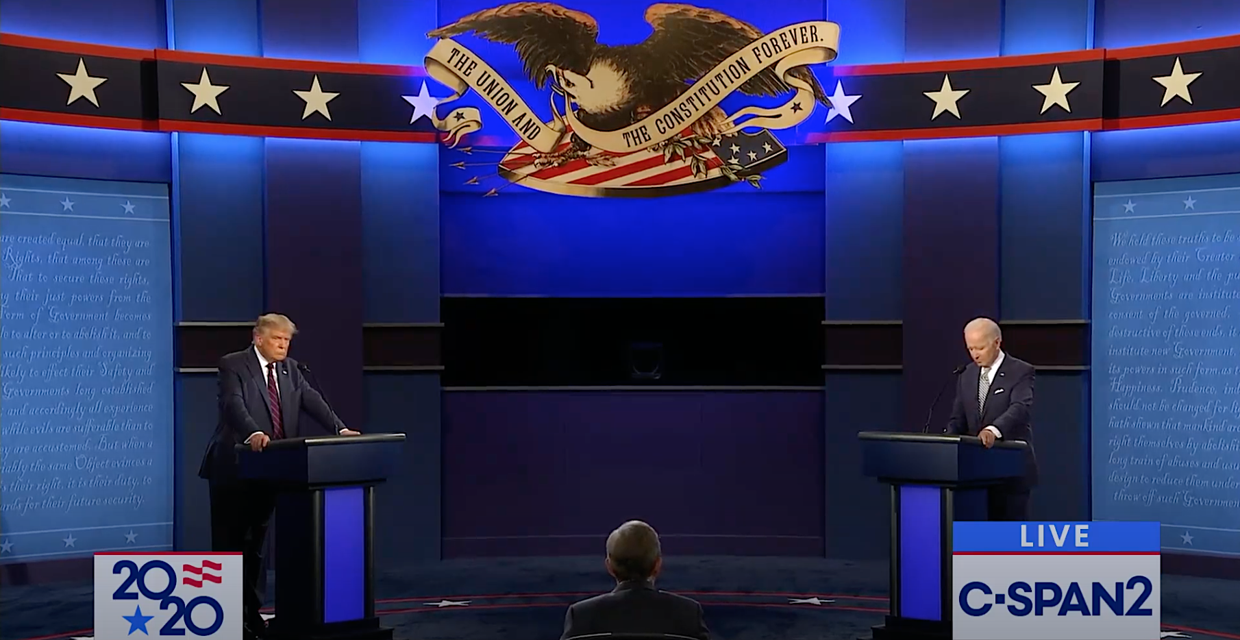 first presidential debate 2020