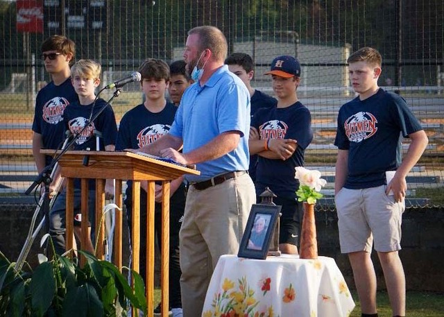 Coach Mike Mills and his team