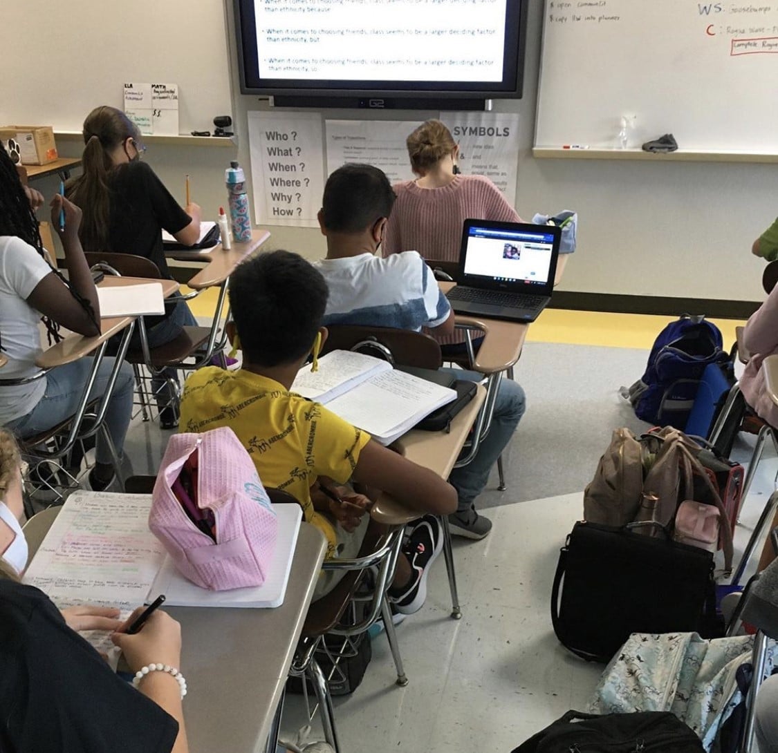 middle school students