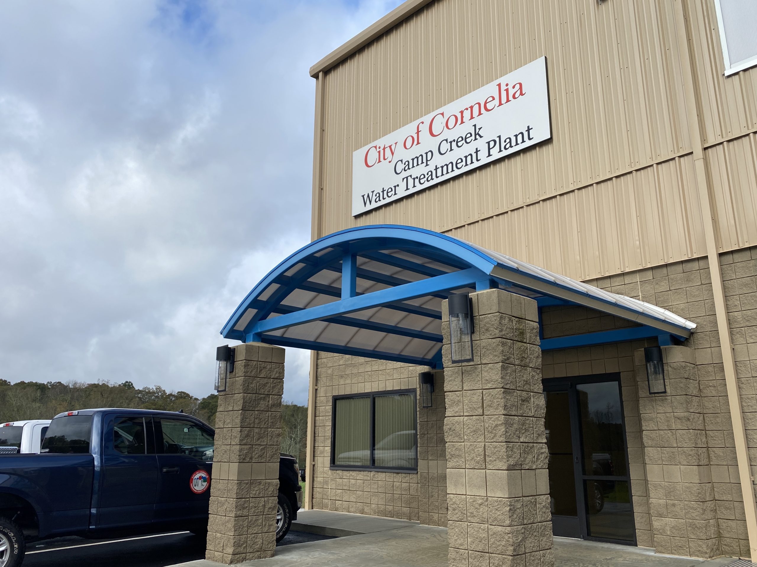 Cornelia's new water treatment plant