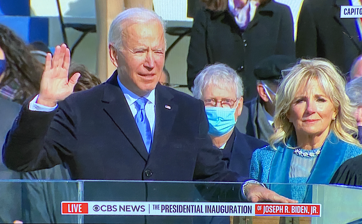 Biden oath of office