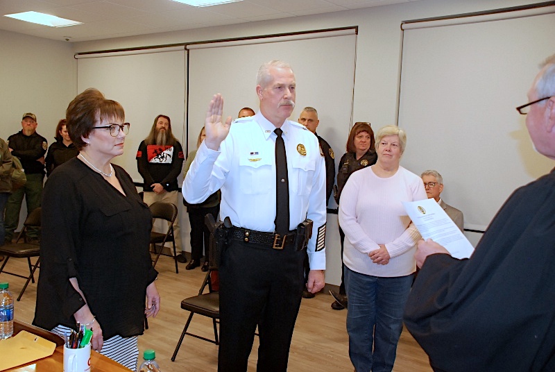 Shoemaker swearing-in