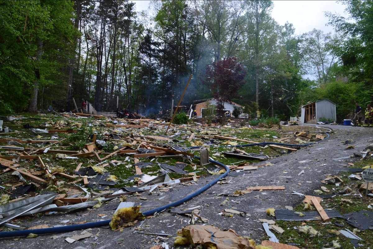 Blairsville home explosion1