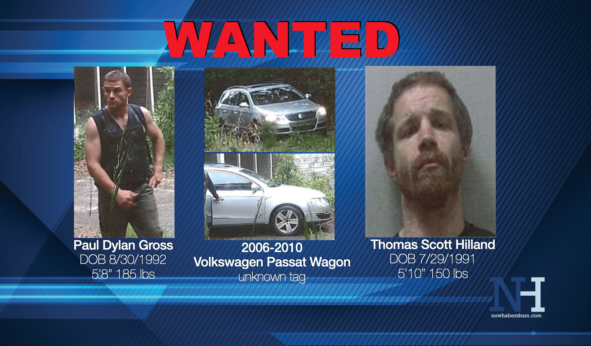 Wanted for questioning