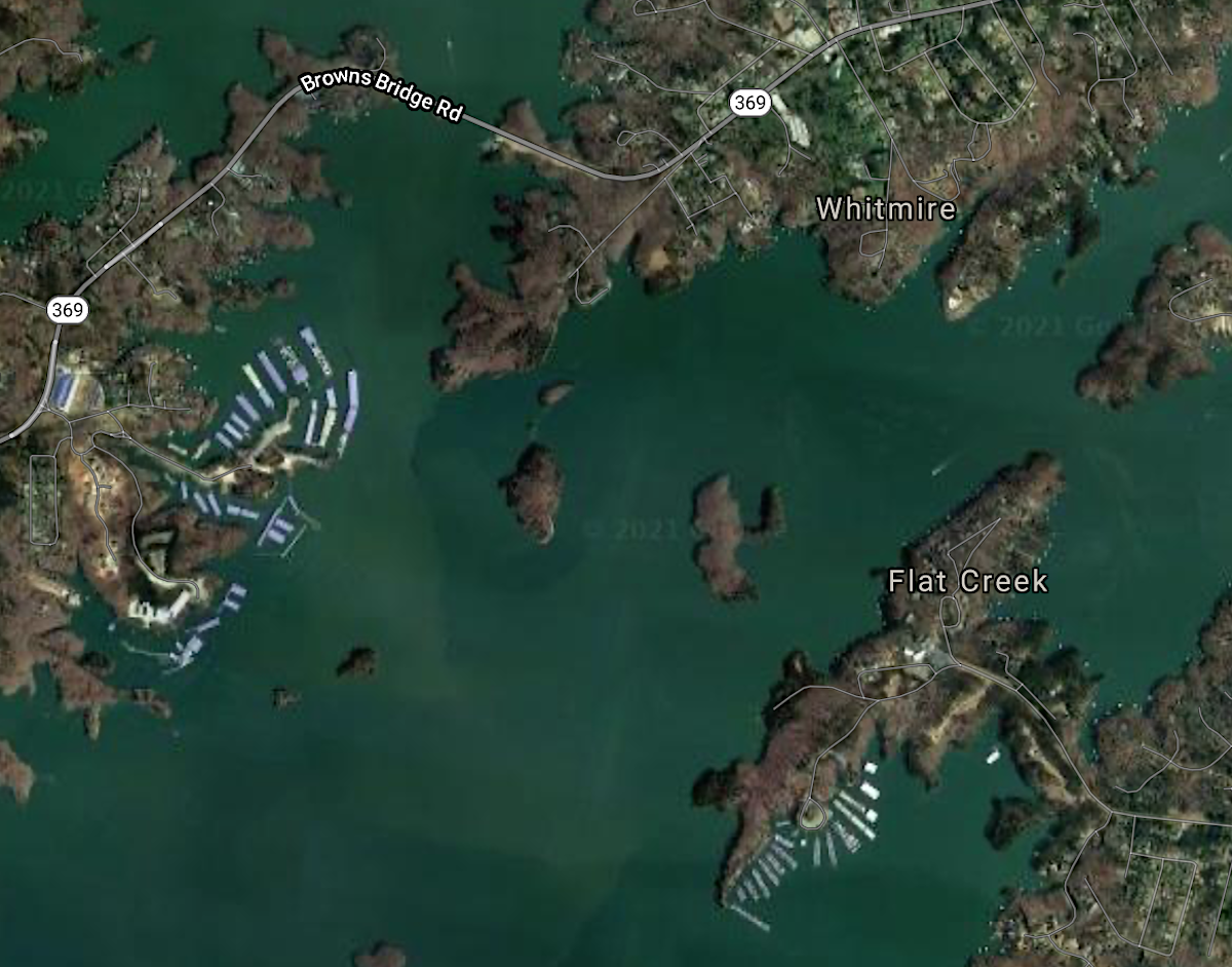 swimmer search on Lake Lanier