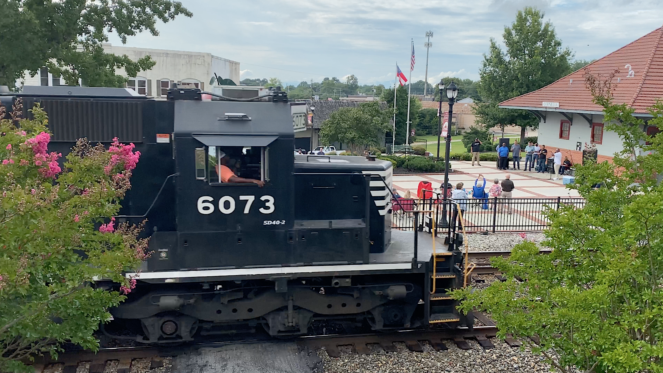 train and community prayer