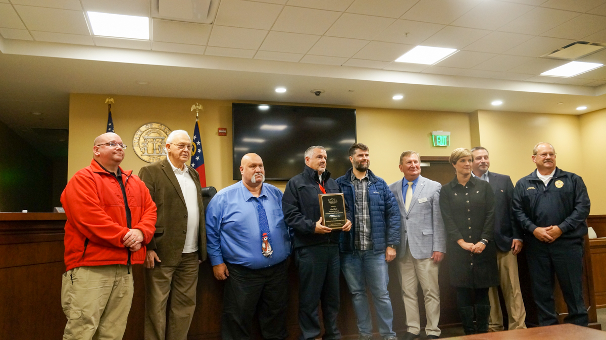 Chad Black service award