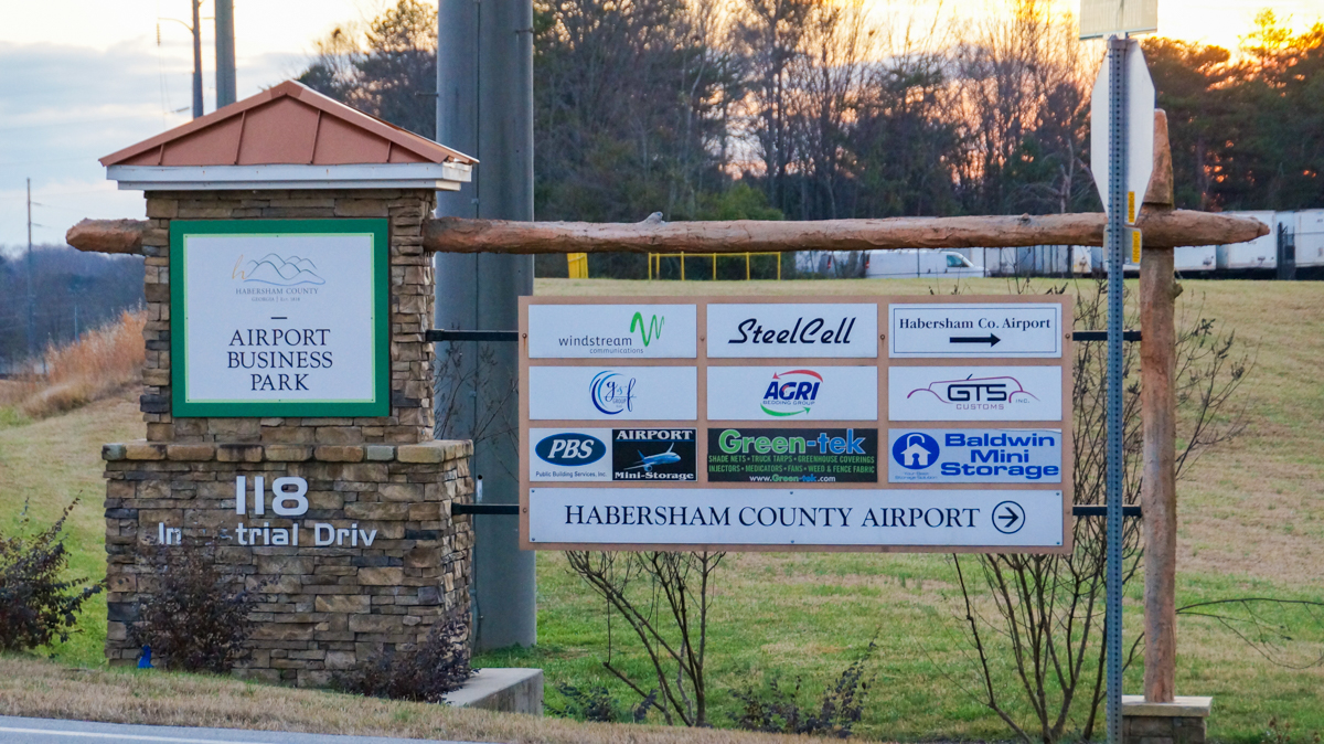 Airport industrial business park