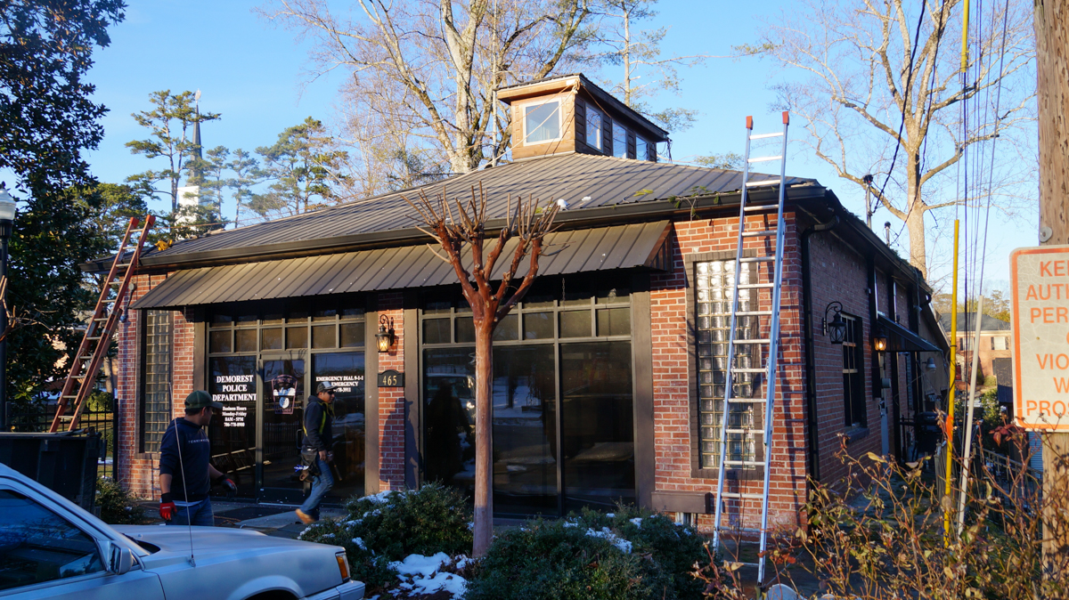 Demorest Police Station repairs