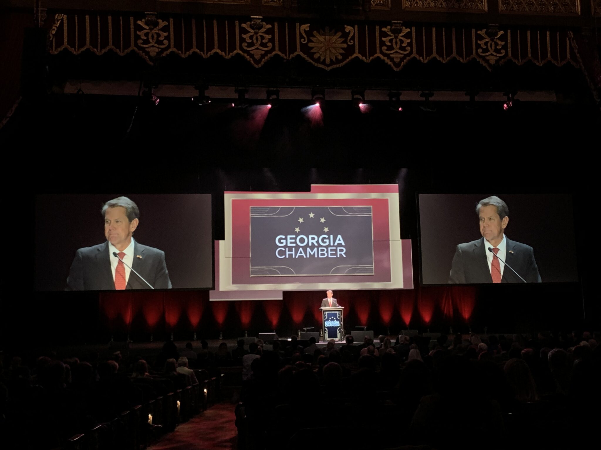 Kemp at Eggs and Issues breakfast 2022