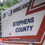 Patient critically injured as she leaps from moving ambulance